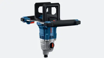 The 18V Brushless High Torque Mixer on a grey background